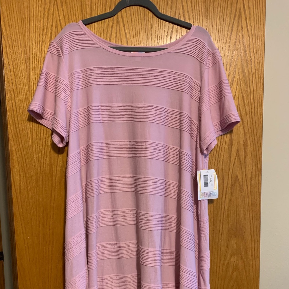 3XL Pink Pintucked Swing Dress - NWT